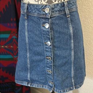 Divided By H&M Denim Mini Skirt Sz 4